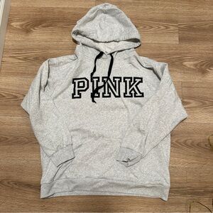 PINK Victoria's Secret Light Gray Hoodie